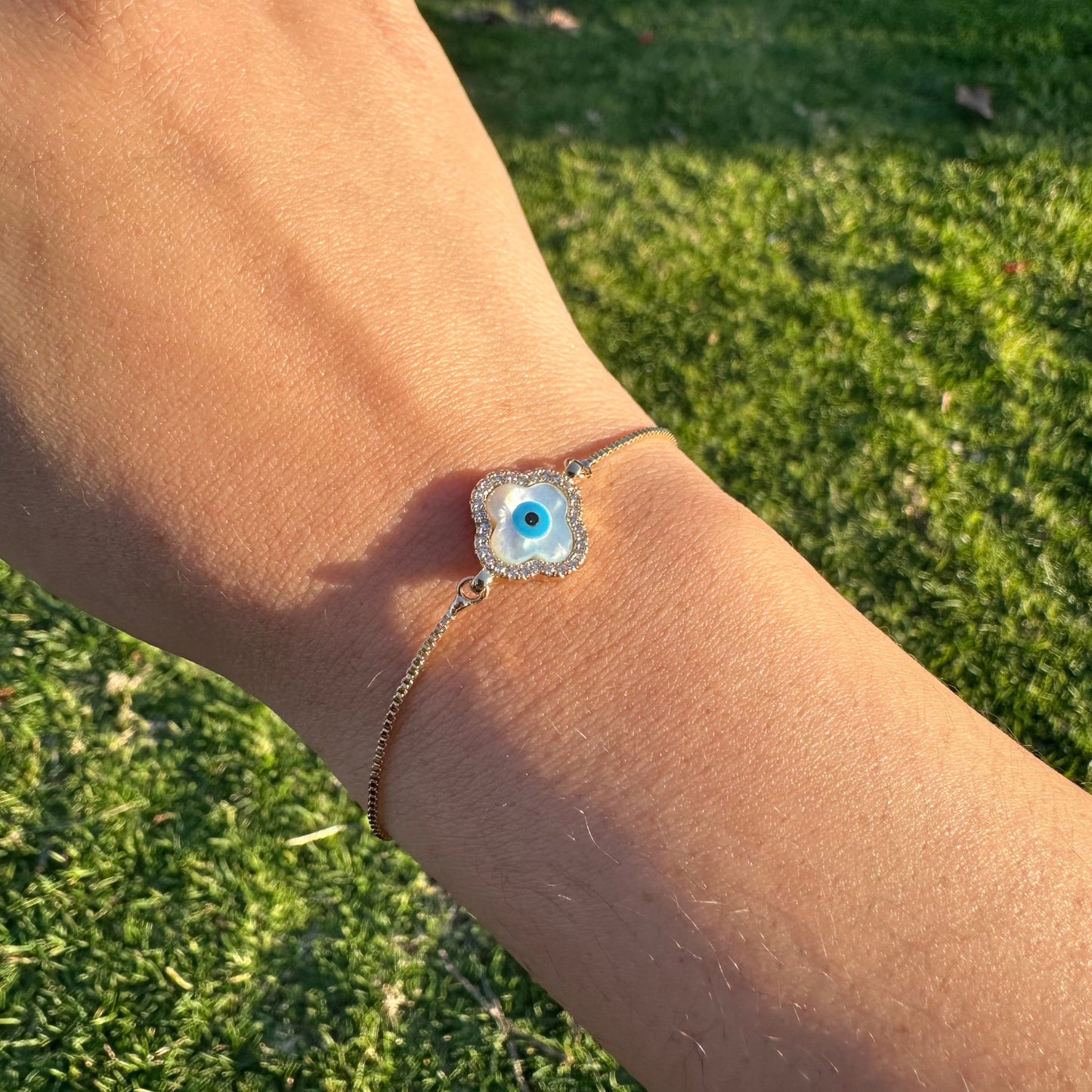 Evil eye bracelet