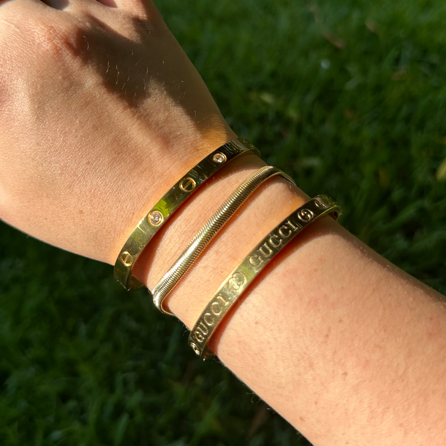 Golden GG Bangle